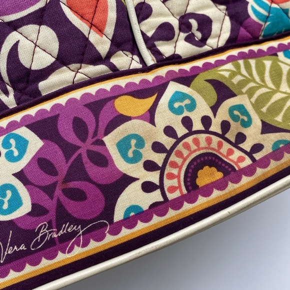 Vera Bradley Plum Crazy Shoulder Bag - Picture 5 of 6